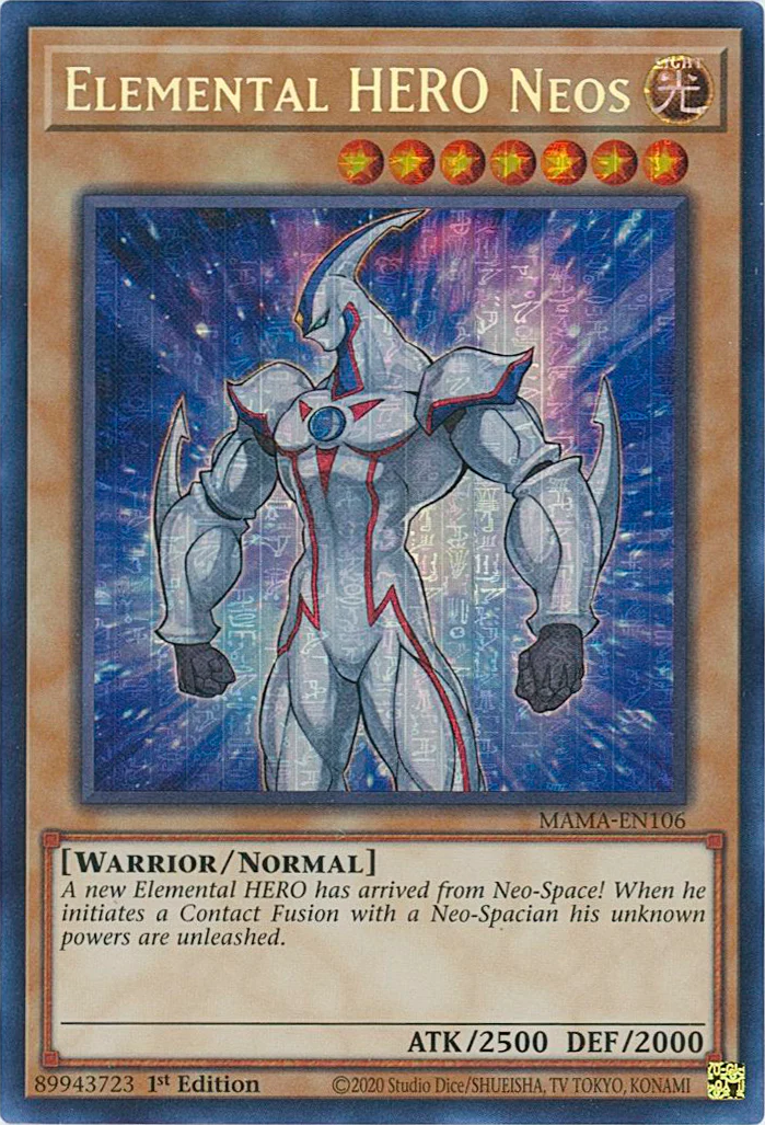 Elemental HERO Neos [MAMA-EN106] Ultra Pharaoh's Rare | Gamers Paradise