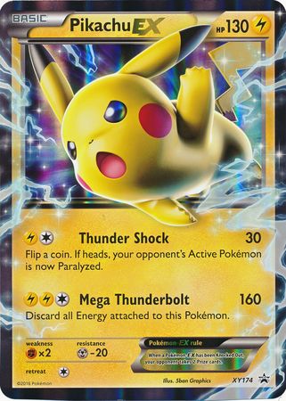 Pikachu EX (XY174) (Jumbo Card) [XY: Black Star Promos] | Gamers Paradise