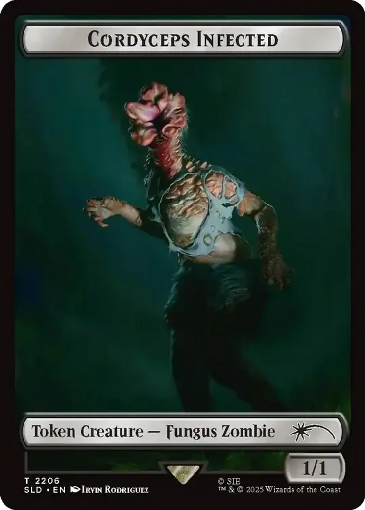 Cordyceps Infected Token (2206) [Secret Lair Drop Series] | Gamers Paradise