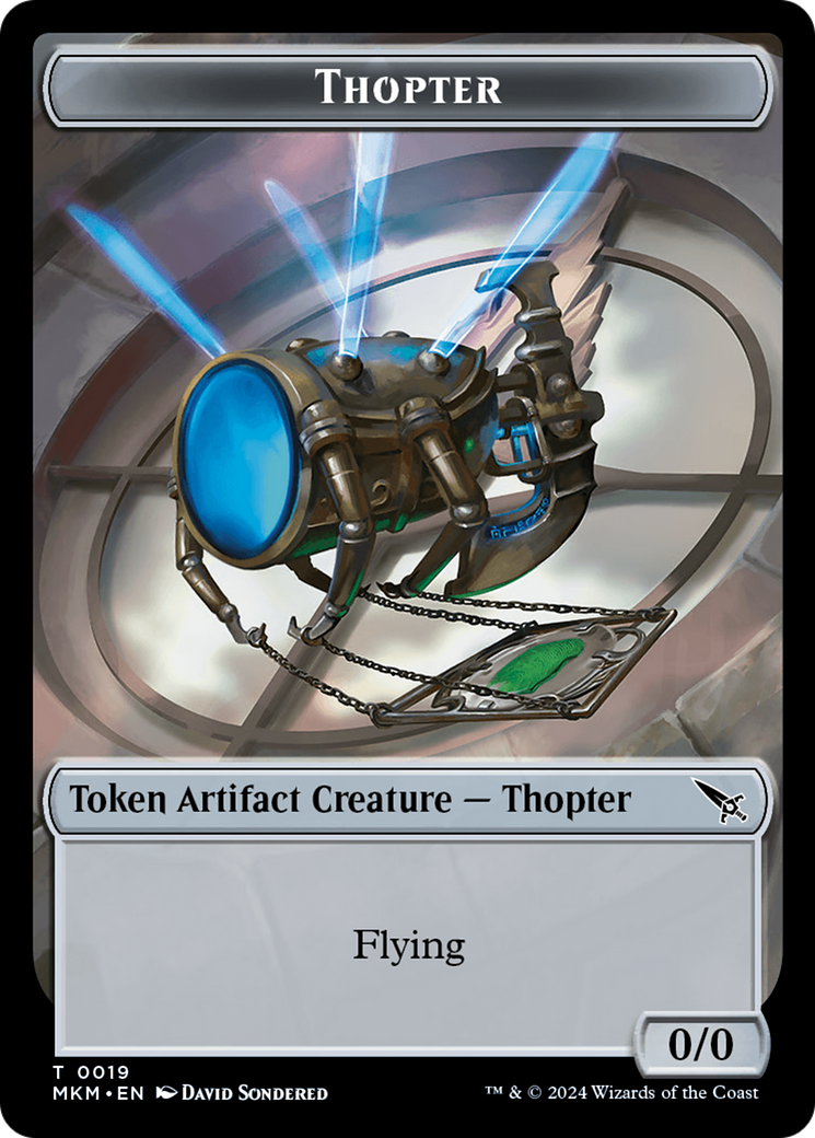 Thopter Token (0019) [Murders at Karlov Manor Tokens] | Gamers Paradise