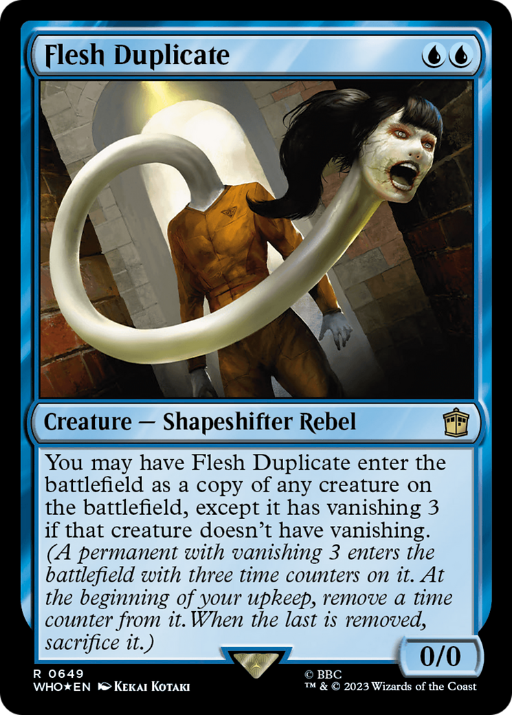 Flesh Duplicate (Surge Foil) [Doctor Who] | Gamers Paradise