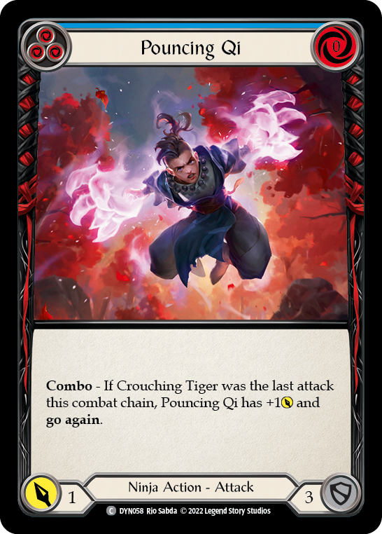 Pouncing Qi (Blue) [DYN058] (Dynasty) | Gamers Paradise