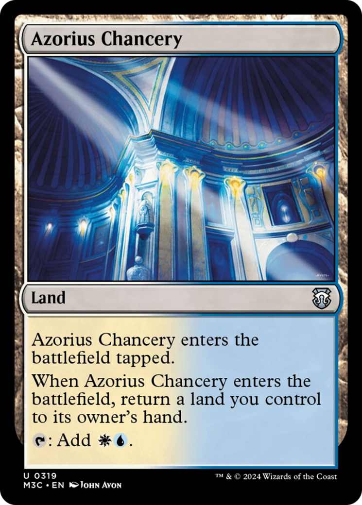 Azorius Chancery [Modern Horizons 3 Commander] | Gamers Paradise