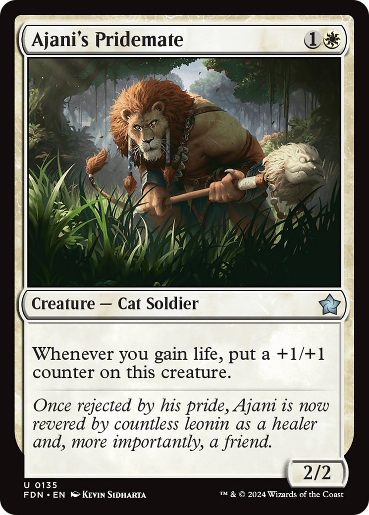 Ajani's Pridemate [Foundations] | Gamers Paradise