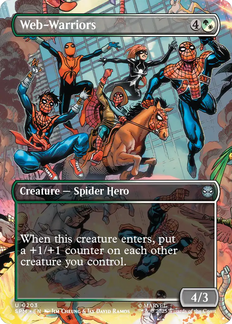 Web-Warriors (Borderless) [Marvel's Spider-Man] | Gamers Paradise