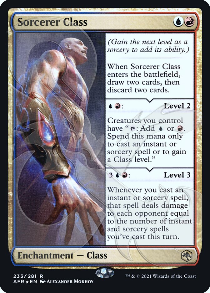 Sorcerer Class (Ampersand Promo) [Dungeons & Dragons: Adventures in the Forgotten Realms Promos] | Gamers Paradise