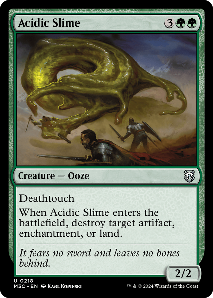 Acidic Slime (Ripple Foil) [Modern Horizons 3 Commander] | Gamers Paradise