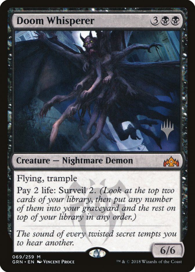 Doom Whisperer (Promo Pack) [Guilds of Ravnica Promos] | Gamers Paradise