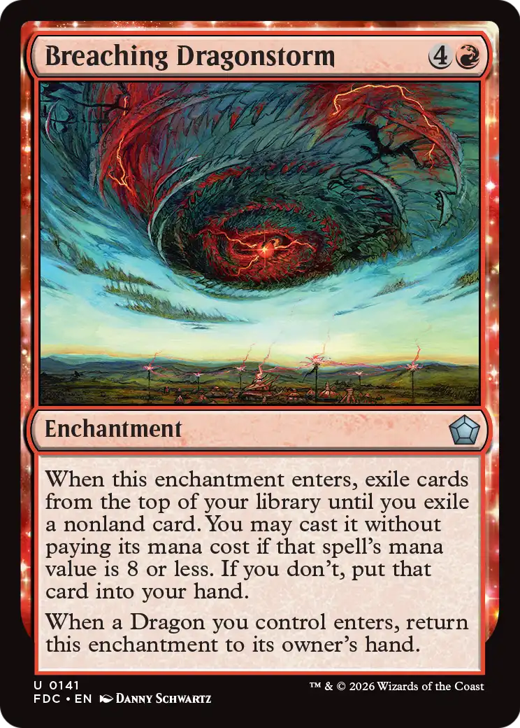 Breaching Dragonstorm [Foundations Commander] | Gamers Paradise