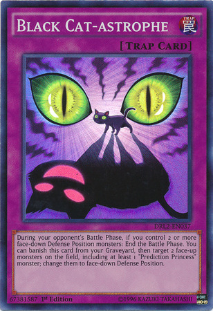 Black Cat-astrophe [DRL2-EN037] Super Rare | Gamers Paradise