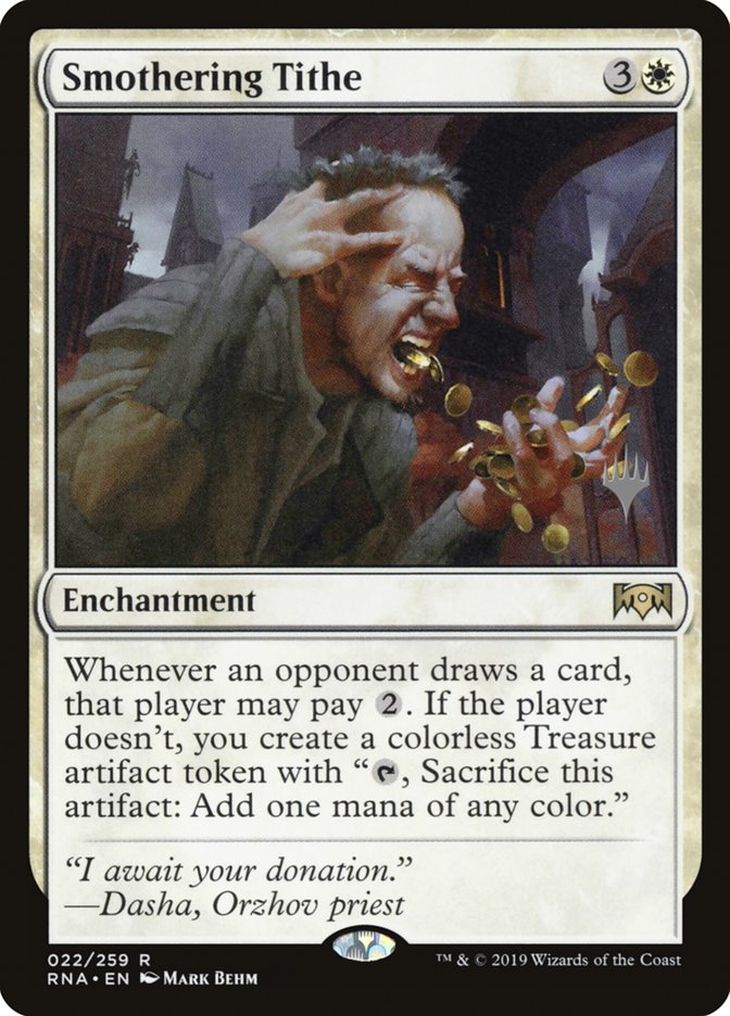 Smothering Tithe (Promo Pack) [Ravnica Allegiance Promos] | Gamers Paradise