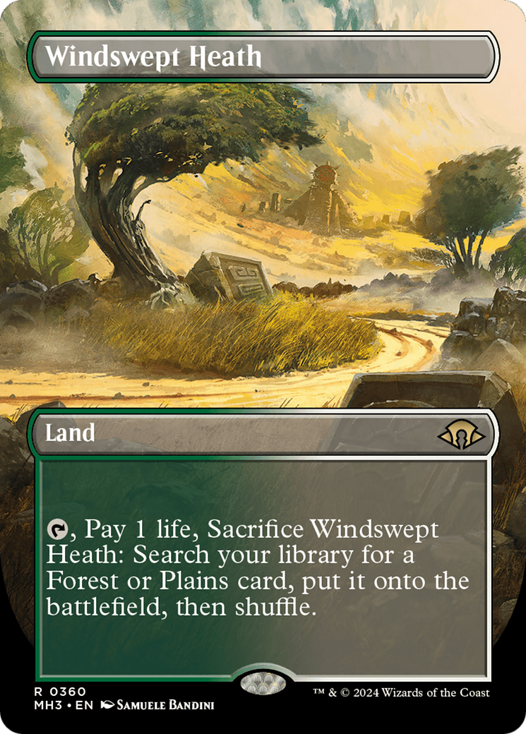 Windswept Heath (Borderless) [Modern Horizons 3] | Gamers Paradise