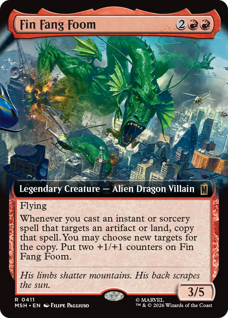 Fin Fang Foom (Extended Art) [Marvel Super Heroes] | Gamers Paradise