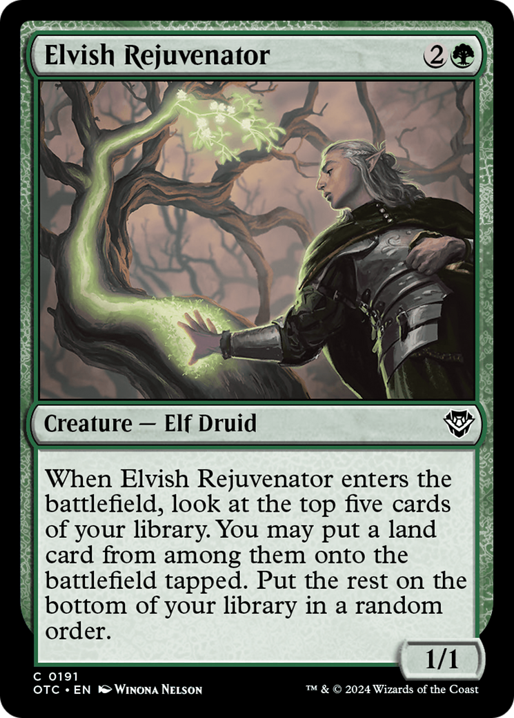 Elvish Rejuvenator [Outlaws of Thunder Junction Commander] | Gamers Paradise