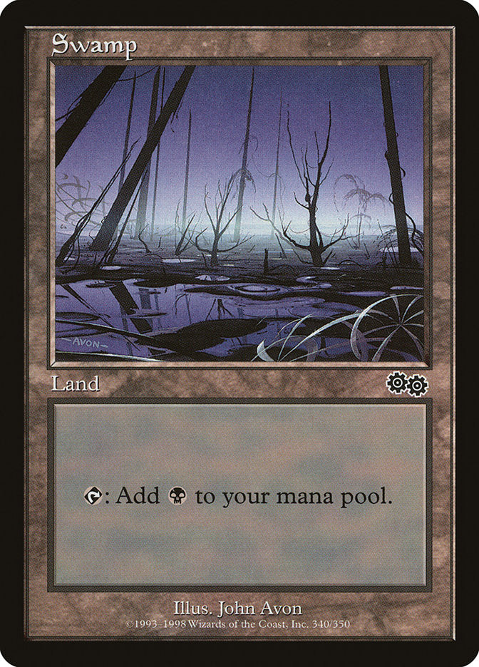 Swamp (340) [Urza's Saga] | Gamers Paradise
