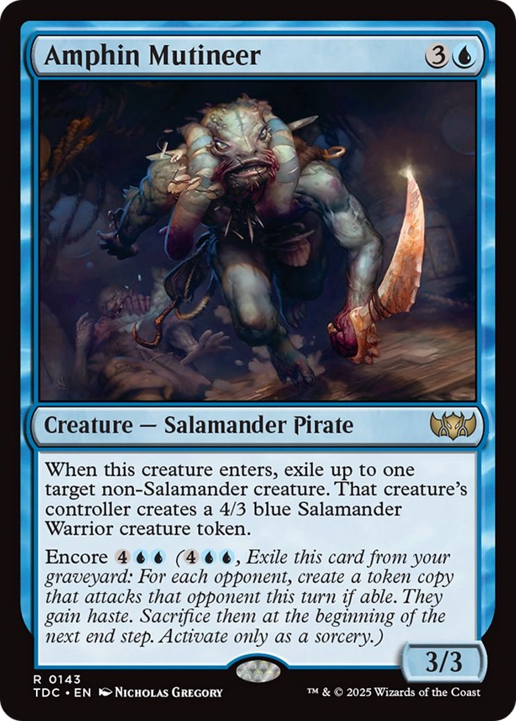 Amphin Mutineer [Tarkir: Dragonstorm Commander] | Gamers Paradise