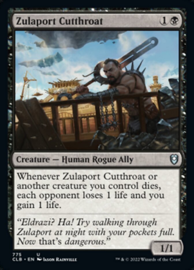 Zulaport Cutthroat [Commander Legends: Battle for Baldur's Gate] | Gamers Paradise