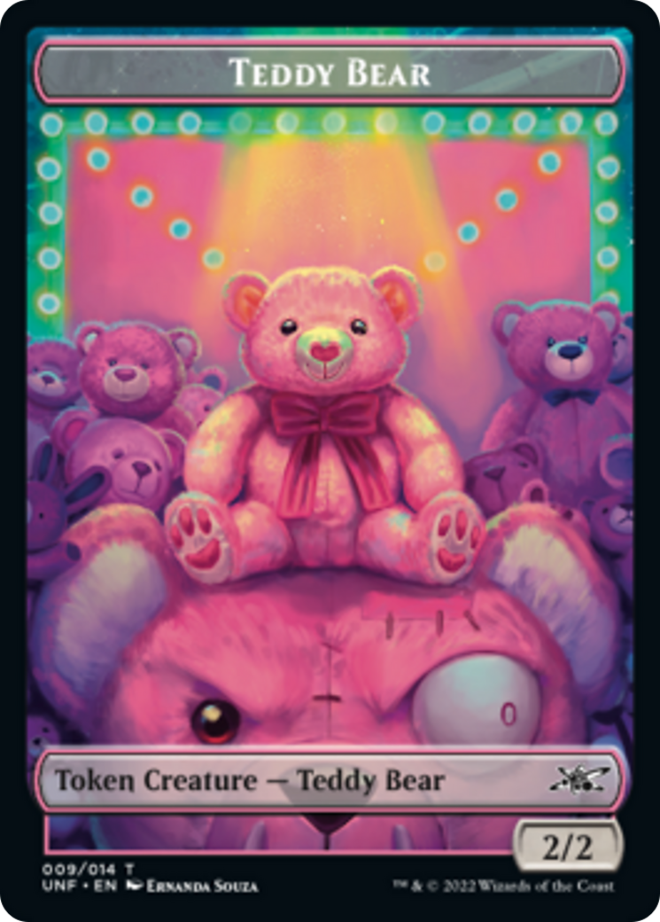 Teddy Bear // Storm Crow Double-Sided Token [Unfinity Tokens] | Gamers Paradise