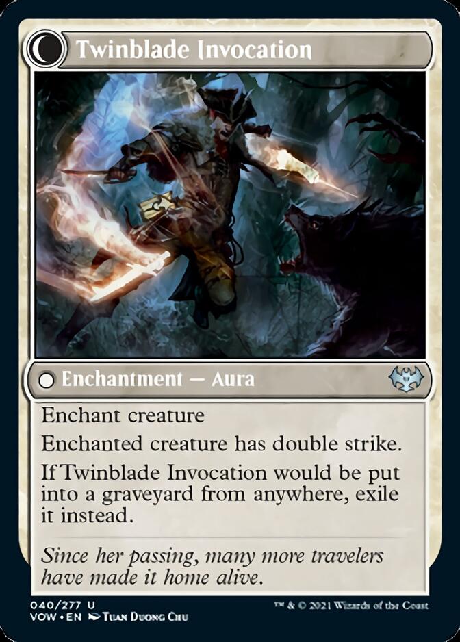 Twinblade Geist // Twinblade Invocation [Innistrad: Crimson Vow] | Gamers Paradise