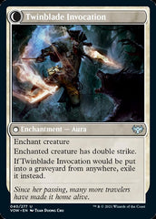 Twinblade Geist // Twinblade Invocation [Innistrad: Crimson Vow] | Gamers Paradise
