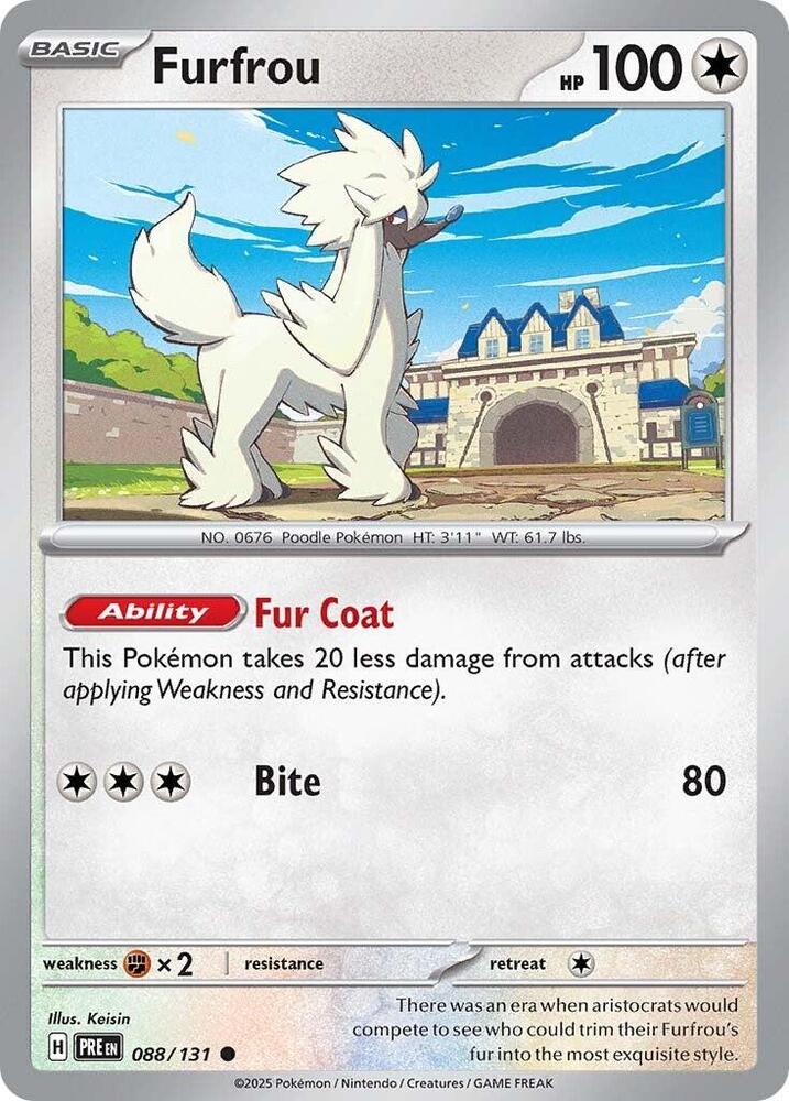 Furfrou (088/131) [Scarlet & Violet: Prismatic Evolutions] | Gamers Paradise