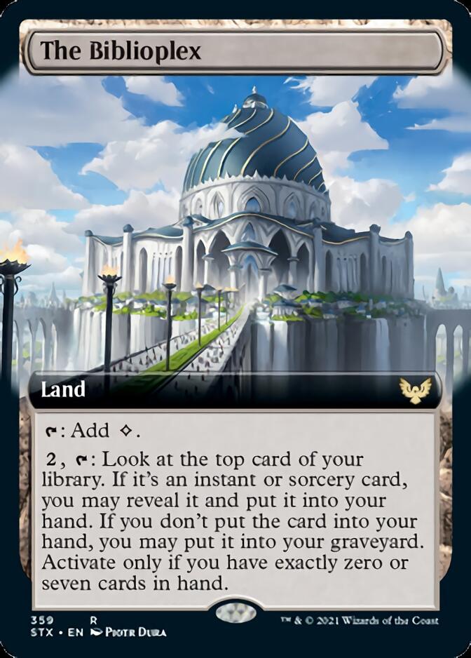 The Biblioplex (Extended Art) [Strixhaven: School of Mages] | Gamers Paradise