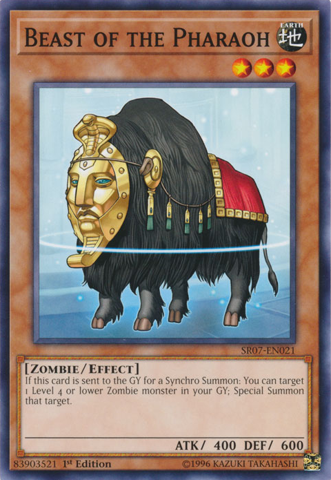Beast of the Pharaoh [SR07-EN021] Common | Gamers Paradise