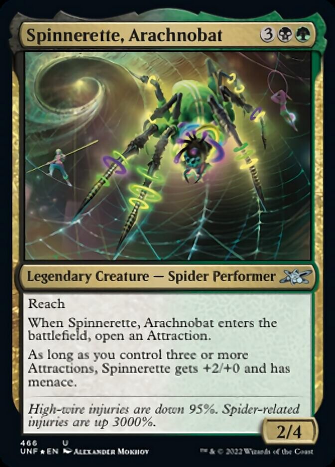 Spinnerette, Arachnobat (Galaxy Foil) [Unfinity] | Gamers Paradise