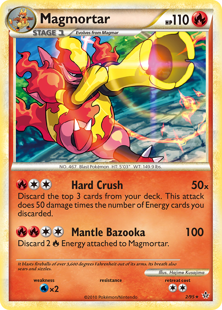Magmortar (2/95) [HeartGold & SoulSilver: Unleashed] | Gamers Paradise