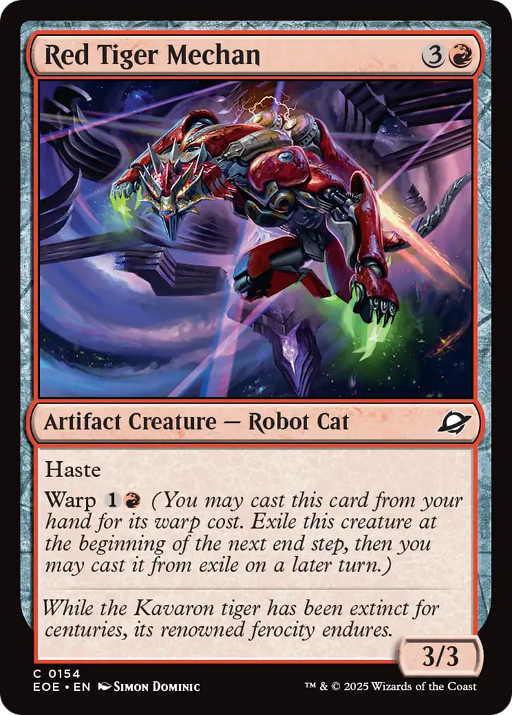 Red Tiger Mechan [Edge of Eternities] | Gamers Paradise