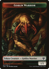 Drake // Goblin Warrior Double-Sided Token [Commander 2020 Tokens] | Gamers Paradise