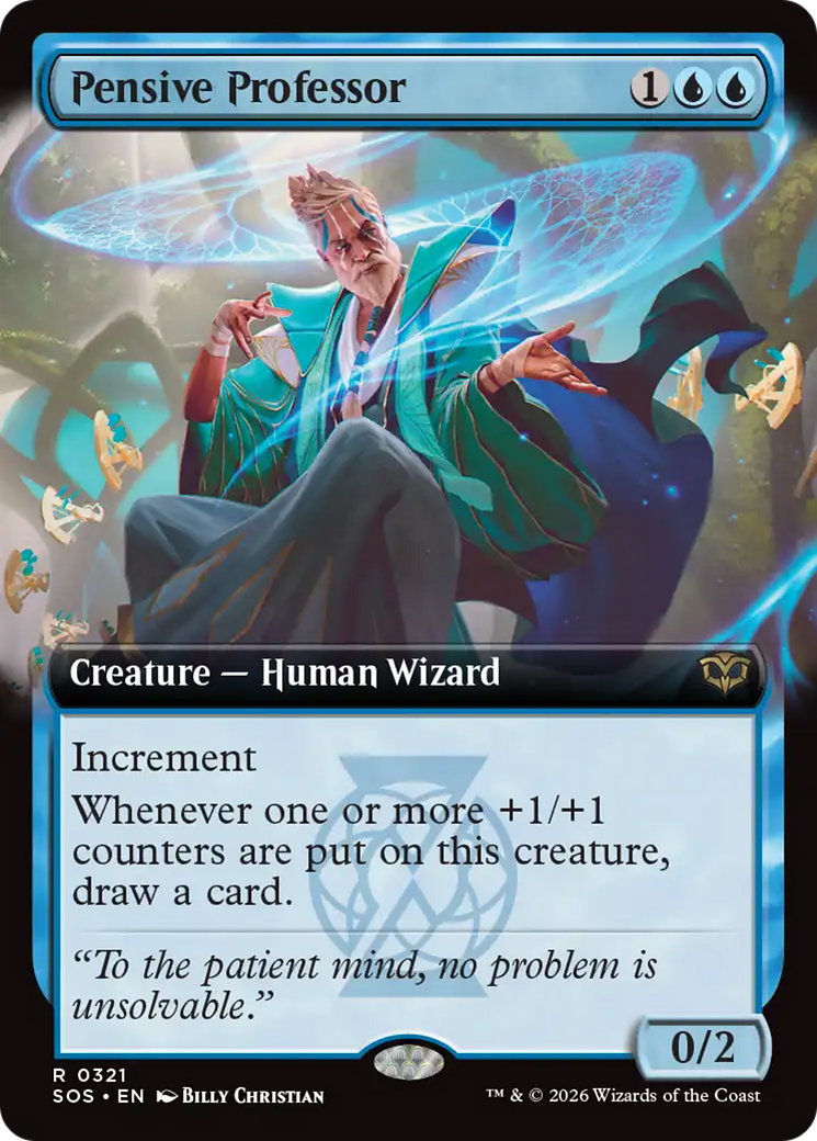 Pensive Professor (Extended Art) [Secrets of Strixhaven] | Gamers Paradise
