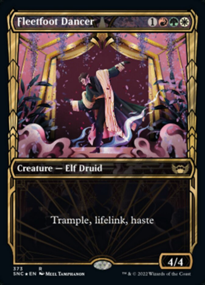 Fleetfoot Dancer (Showcase Golden Age Gilded Foil) [Streets of New Capenna] | Gamers Paradise