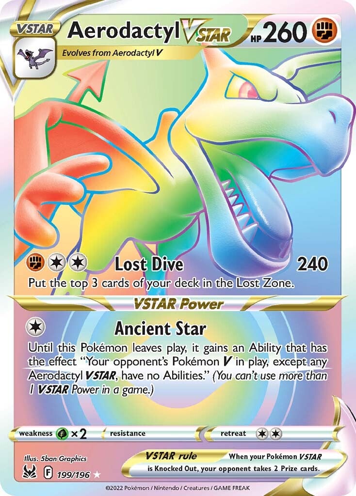 Aerodactyl VSTAR (199/196) [Sword & Shield: Lost Origin] | Gamers Paradise