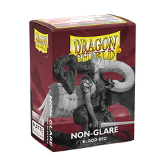 Dragon Shield Non-Glare Matte Blood Red Sleeves (100-Pack) | Gamers Paradise