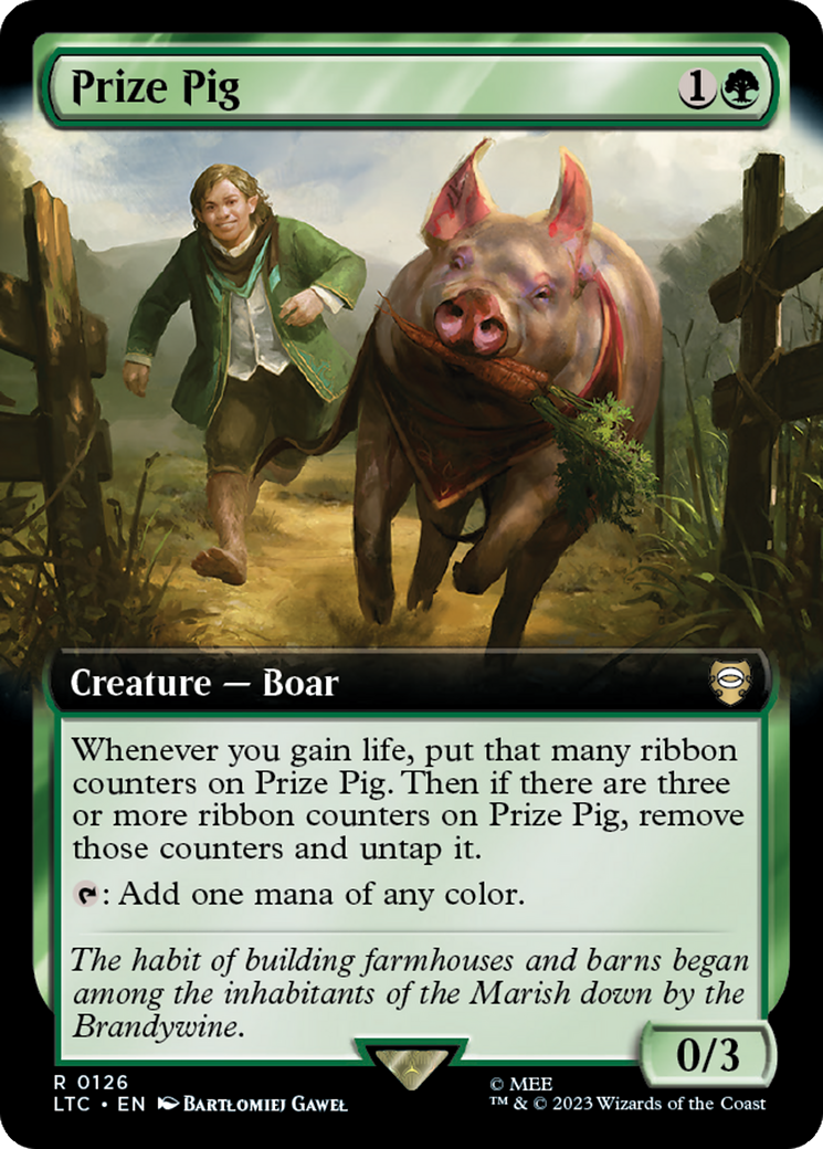 Prize Pig (Extended Art) [The Lord of the Rings: Tales of Middle-Earth Commander] | Gamers Paradise