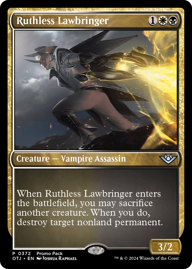 Ruthless Lawbringer (Promo Pack) [Outlaws of Thunder Junction Promos] | Gamers Paradise
