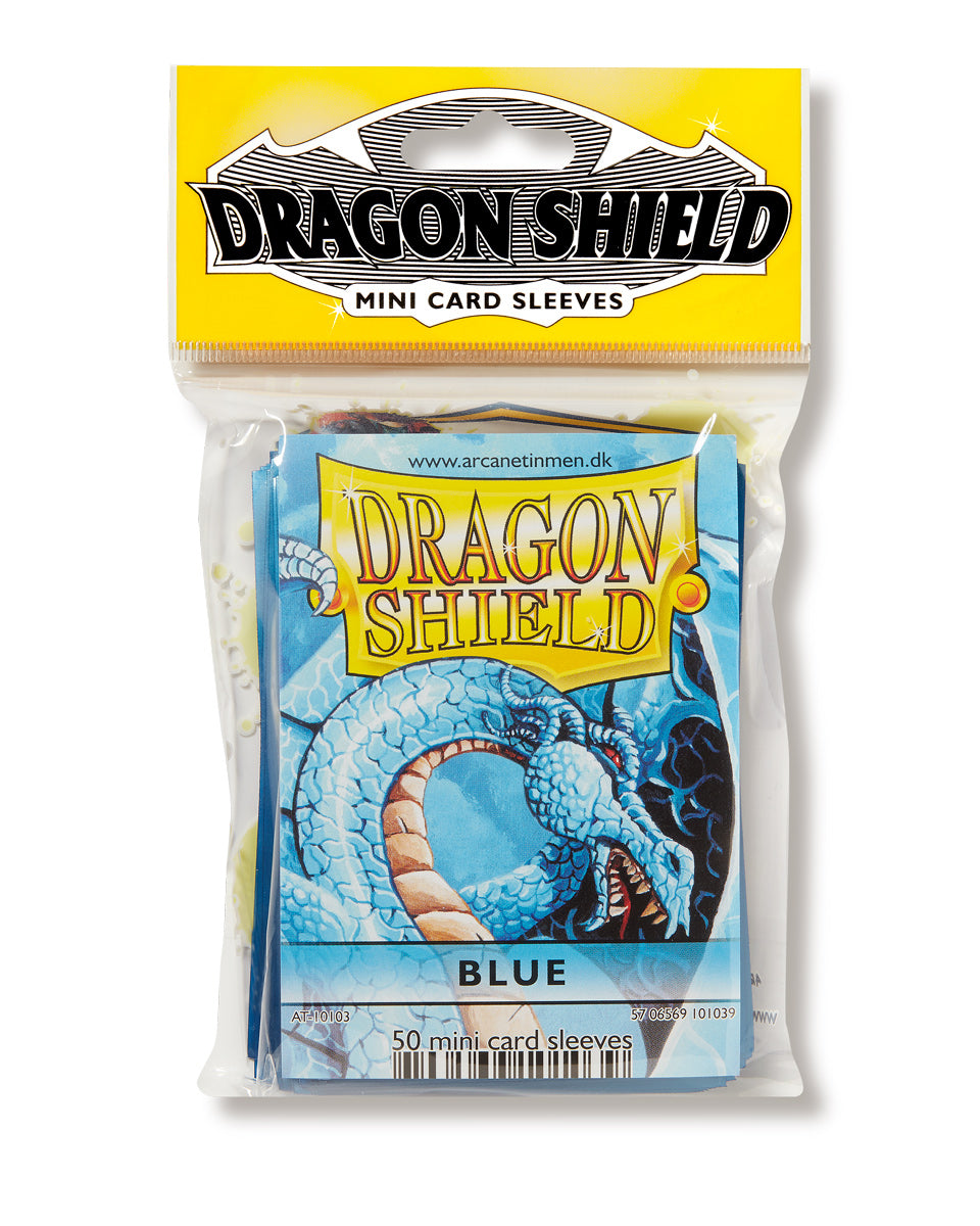 Dragon Shield: Japanese Size 50ct Sleeves - Blue (Classic) | Gamers Paradise