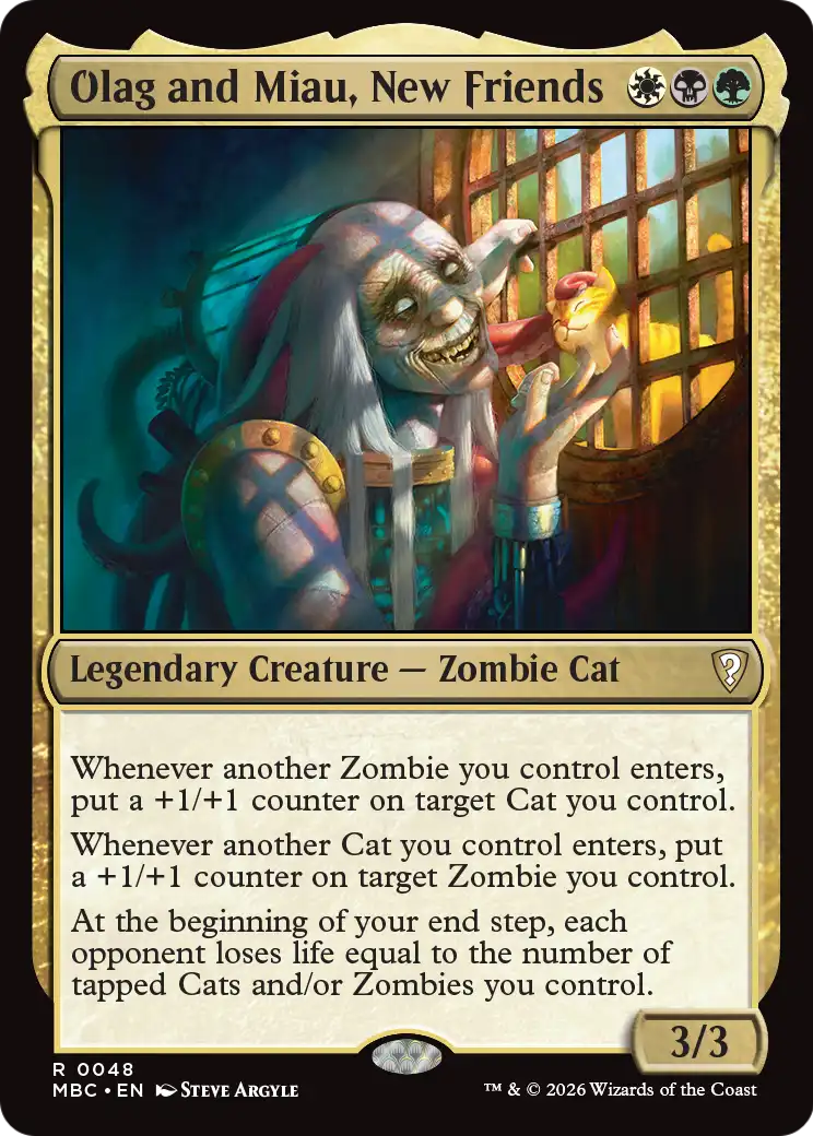 Olag and Miau, New Friends [Mystery Booster: Commander Edition] | Gamers Paradise