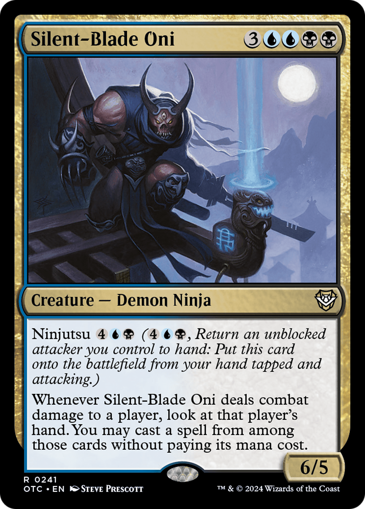 Silent-Blade Oni [Outlaws of Thunder Junction Commander] | Gamers Paradise