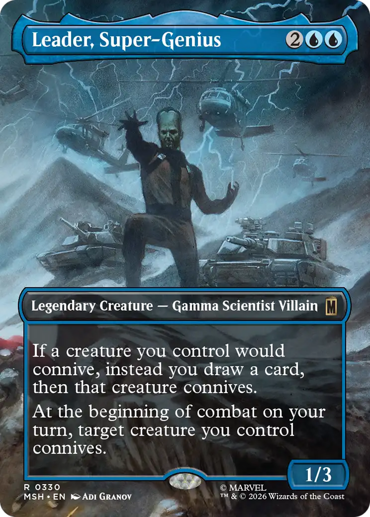 Leader, Super-Genius (Borderless) [Marvel Super Heroes] | Gamers Paradise