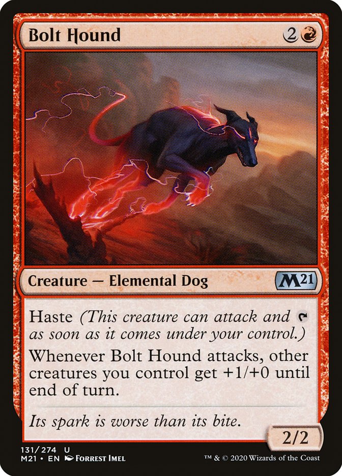 Bolt Hound [Core Set 2021] | Gamers Paradise