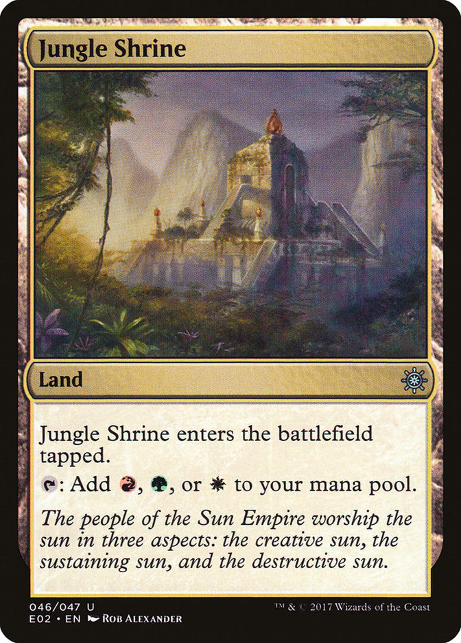 Jungle Shrine [Explorers of Ixalan] | Gamers Paradise