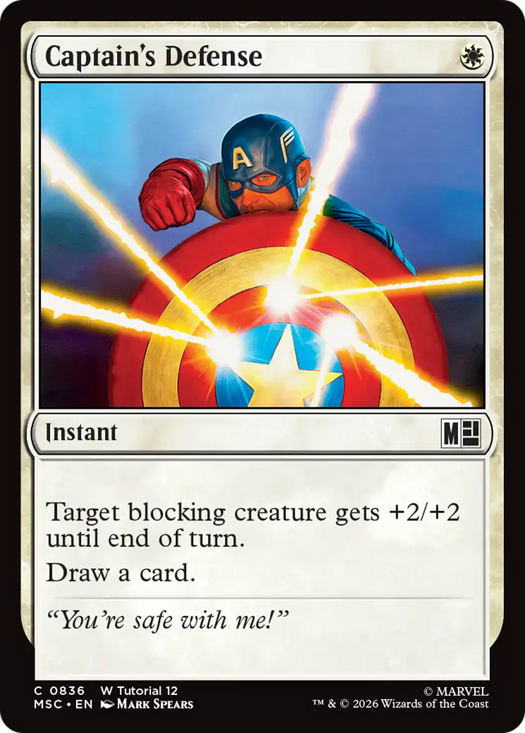 Captain's Defense [Marvel Super Heroes Commander] | Gamers Paradise