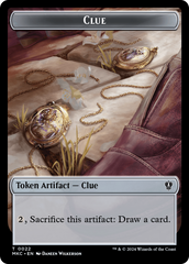Clue // Food Double-Sided Token [Murders at Karlov Manor Commander Tokens] | Gamers Paradise