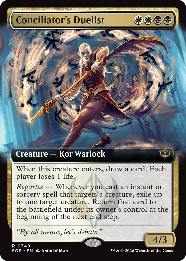 Conciliator's Duelist (Extended Art) [Secrets of Strixhaven] | Gamers Paradise
