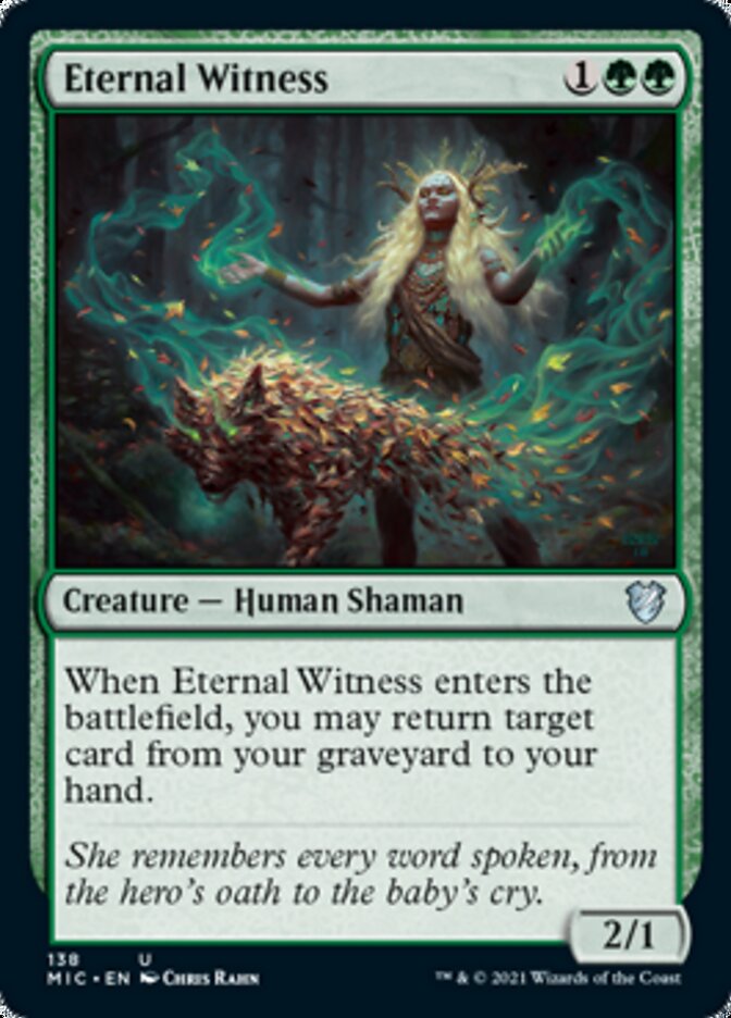 Eternal Witness [Innistrad: Midnight Hunt Commander] | Gamers Paradise