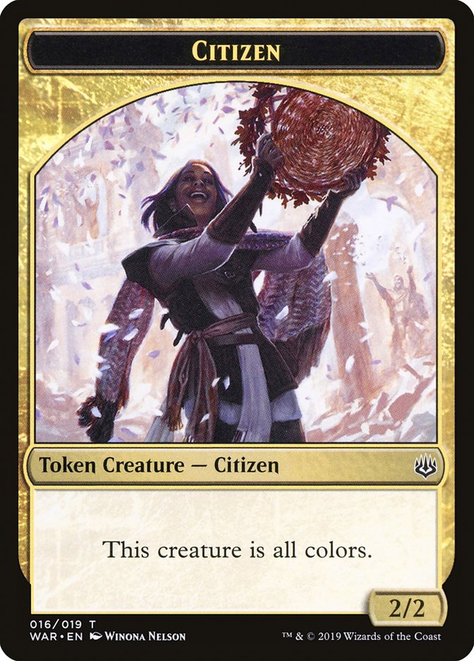 Citizen Token [War of the Spark Tokens] | Gamers Paradise