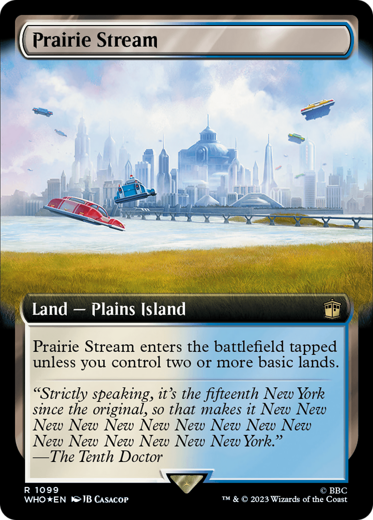Prairie Stream (Extended Art) (Surge Foil) [Doctor Who] | Gamers Paradise
