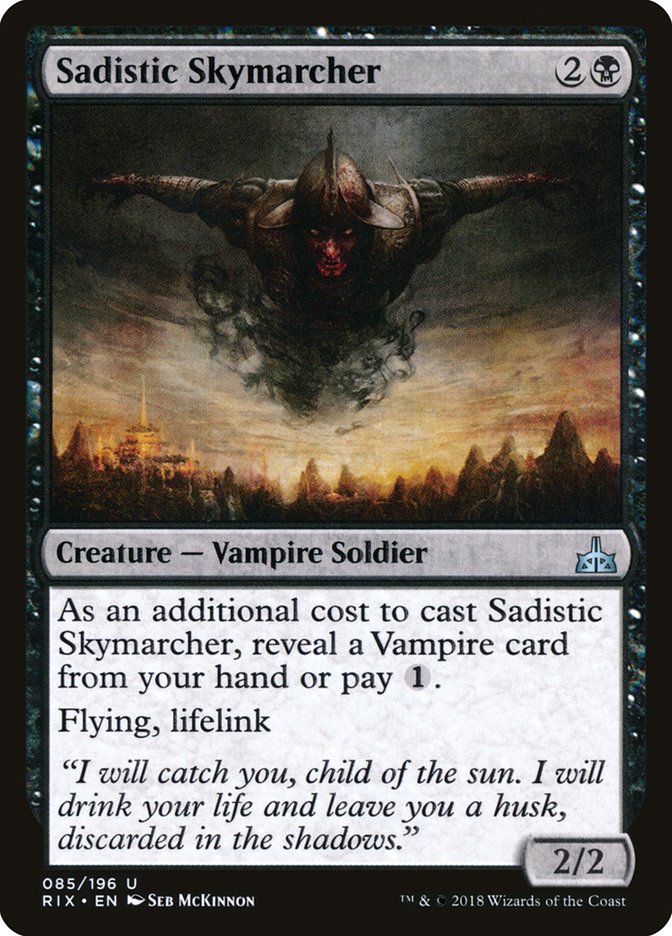 Sadistic Skymarcher [Rivals of Ixalan] | Gamers Paradise